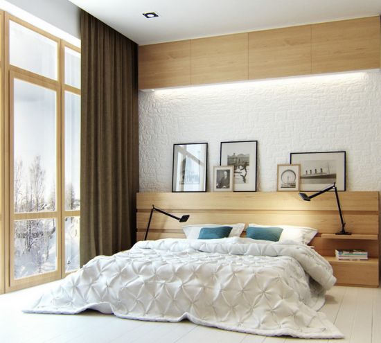 Спальня в скандинавском стиле фото