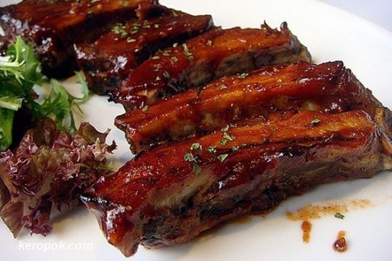 Рецепт бразильского горячего блюда со свиными ребрышками