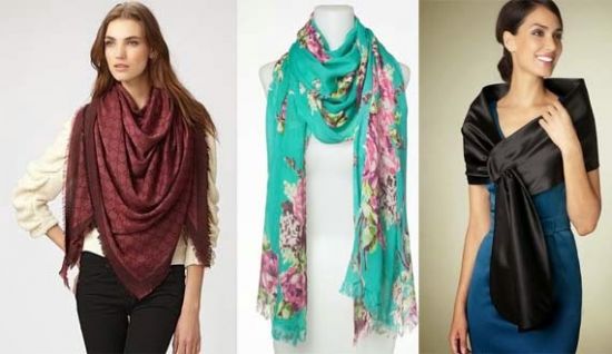 Красивые шарфы