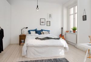 Спальня в скандинавском стиле фото интерьер
