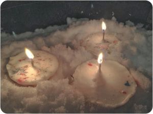 Снежные свечи