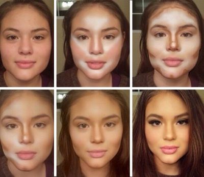 Как с помощью макияжа сделать лицо стройнее