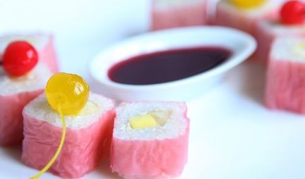 Суши сладкие и рецепт их приготовления