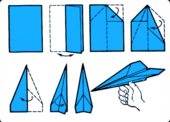 Как сделать бумажный самолет