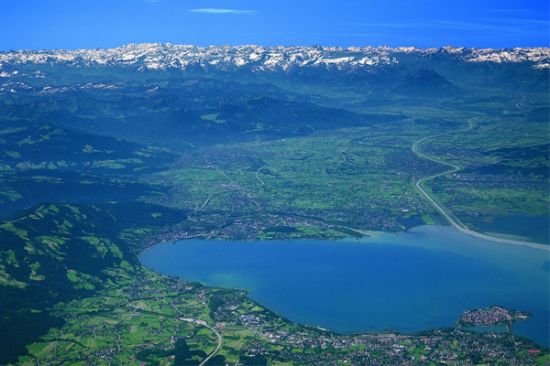 Констанцкое озеро в Европе