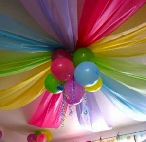 Как украсить квартиру воздушными шарами на День Рождения ребенка