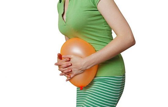 Вздутие живота у беременных