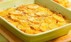 Рецепт «Картофель с тёртым сыром» в микроволновой печи